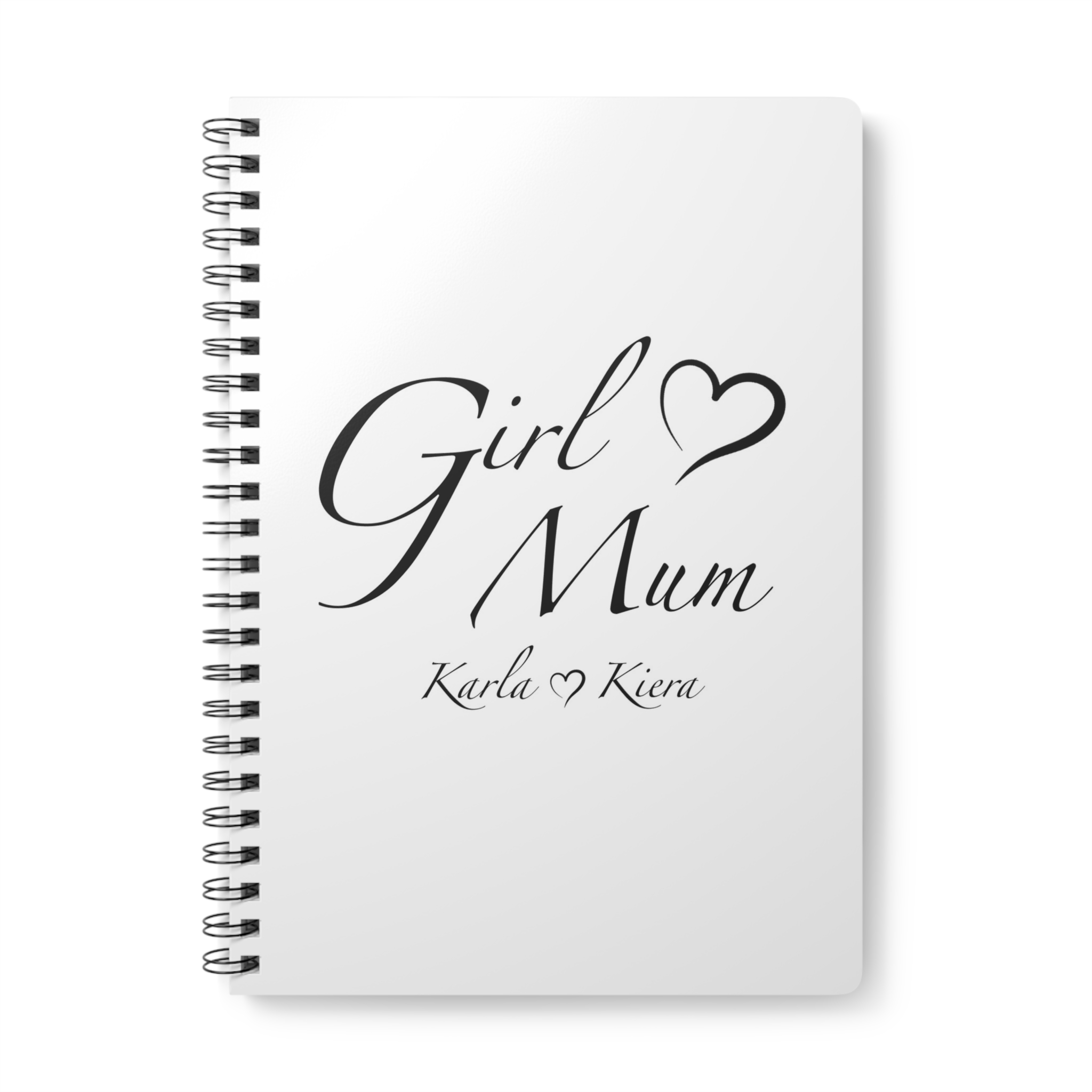 Custom Girl Mum Notebook