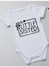 Little Sister Baby Vest